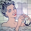 お風呂の女性 1963 POP
